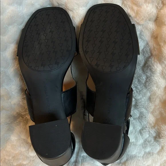 Adrienne Vittadini Black Cutout chunky block heels women’s size 9M - Picture 11 of 14